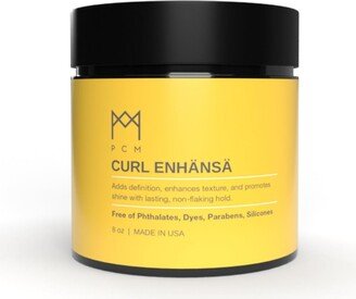 Curl Enhansa - Firm Hold Styling Gel for Men - Provides Nourishment, Shine, and Moisture - Prevents Breakage & Dandruff - 8 oz - PuffCuff