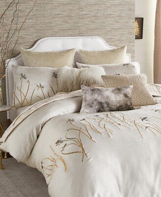 Closeout! Iris Duvet Cover, Queen