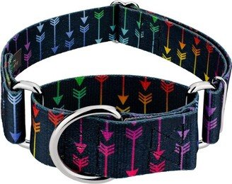 Country Brook Petz Colorful Arrows Martingale Dog Collar (2 Inch, Extra Large)