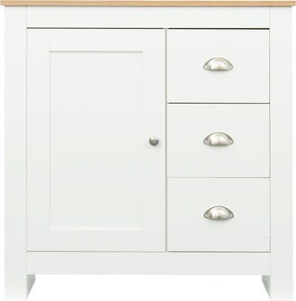 Kitchen Storage Cabinet with Drawer and 2 Doors