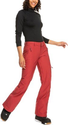 Juniors' Cabin Low-Rise Zip-Pocket Snow Pants