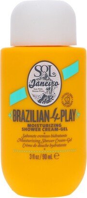 Brazilian 4 Play Moisturizing Shower Cream-Gel 3 oz