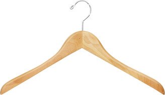Premium Wooden Coat & Shirt Hanger Natural