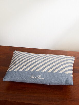 Moai Striped Cotton-Blend Bouclé Beach Pillow