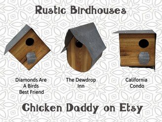 Birdhouse 3 Rustic Styles To Choose From