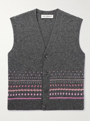 Rugrat Fair Isle Wool Sweater Vest