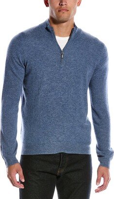 Mette Cashmere 1/4-Zip Mock Sweater-AE