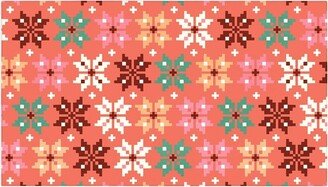 Showmemars Winter Quilt Pattern no2 Tablecloth