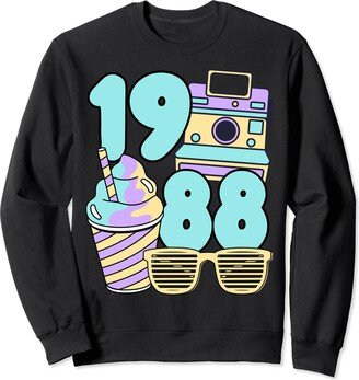 Married Since 1988 Anniversary Together 80s 80s Anniversary Married Since 1988 Couples Matching Retro Sweatshirt