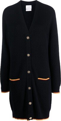 Button-Up Cashmere Cardi-Coat