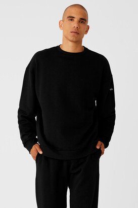 Chill Crew Sweatshirt in Black, Size: Small