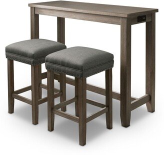 Rockland 3-Piece Counter Table Set