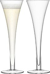 Bar Hollow Stem Flute, Set of 2