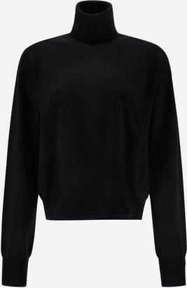 Turtleneck Sweater In Endless Wool-AA