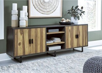 Bellwick Brown/Natural Accent Cabinet - 80