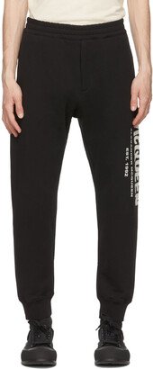 Black Graffiti Lounge Pants