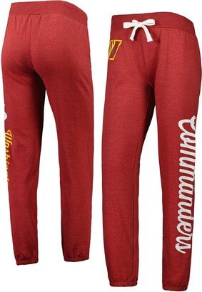 Women's G-iii 4Her by Carl Banks Burgundy Washington Commanders Scrimmage Fleece Pants