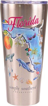 Simply Southern Men's Florida Tumbler In Multi