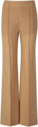 High-Waist Wide-Leg Tailored Trousers