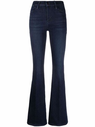 Flared Denim Jeans-AN