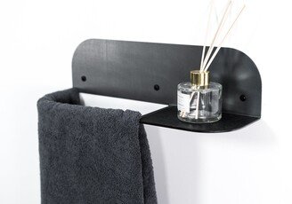 Hand Towel Holder Rack Bathroom Shelf For Towels Wall Mounted | Wick