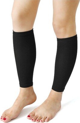 Unique Bargains Slimming Crus Leg Fat Loss Shaper Compression Sleeve Pair Black