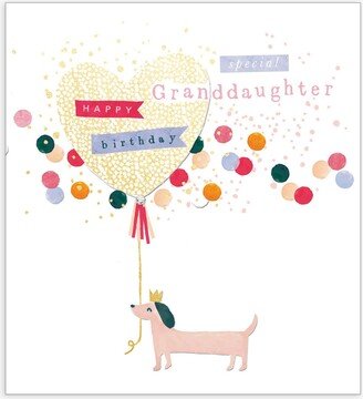 The Proper Mail Company Dog Special Granddaughter Birthday Card