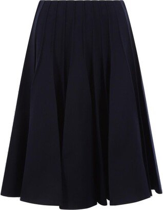 Sartorial Plissé Maxi Skirt-AA