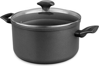 9x Tougher Aluminium Stock Pot 24cm Black