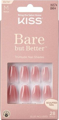 KISS Products KISS Bare But Better Fake Nails - Pink - 28ct