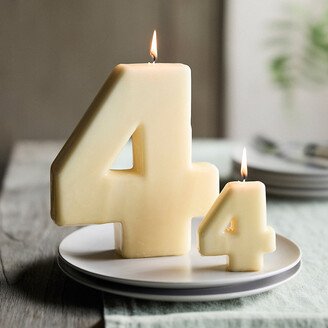 Hand-Dipped Number Candle, 4-AA