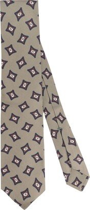 LUIGI BORRELLI NAPOLI Ties & Bow Ties Military Green