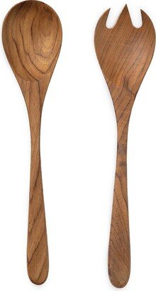 Blue Pheasant Aldwin 2-Piece Teak Serving Utensil Set