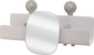 EasyStore Large Shower Shelf with Removable Mirror