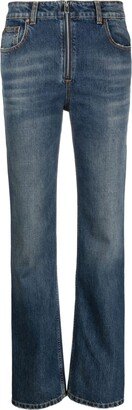 Mid-Rise Straight-Leg Jeans-AQ