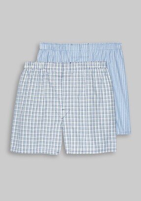 Men's Plaid & Stripe Woven Boxers