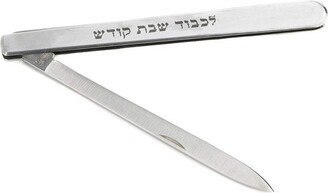 ICEL High Carbon Stainless Steel Shabbat Kodesh Folding Knife, Narrow Style, Challah Knife