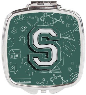 CJ2010-SSCM Letter S Back to School Initial Compact Mirror