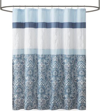 Shawnee Embroidered Shower Curtain, 72 x 72