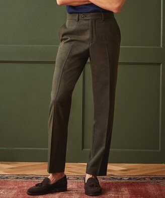 Wool Flannel Sutton Suit Pant in Olive