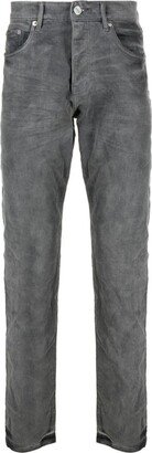 Grey Cotton Blend P005 Denim Jeans