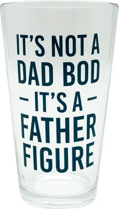 Tmd Holdings Dad Body Father Figure Craft Pint Glass and Jumbo Playing Cards Gift Set