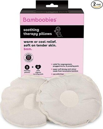 Bamboobies Soothing Nursing Pillows with Flaxseed, Heating Pad or Cold Compress for Breastfeeding