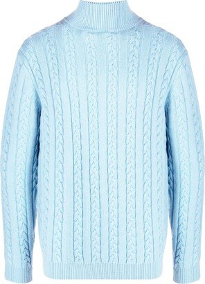 FURSAC High-Neck Cable-Knit Jumper