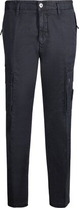 Compass Motif Straight-Leg Trousers