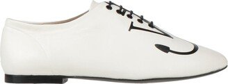 Lace-up Shoes White-AQ