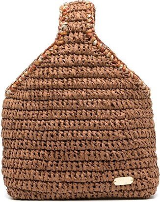 0711 Interwoven-Design Beach Bag