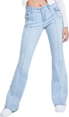 Junior Cargo Flare Jean with Side Pockets