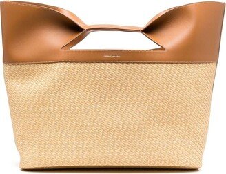 The Bow straw large tote