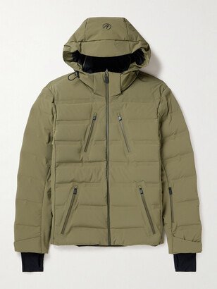 Nuke Suit Quilted Hooded Down Ski Jacket